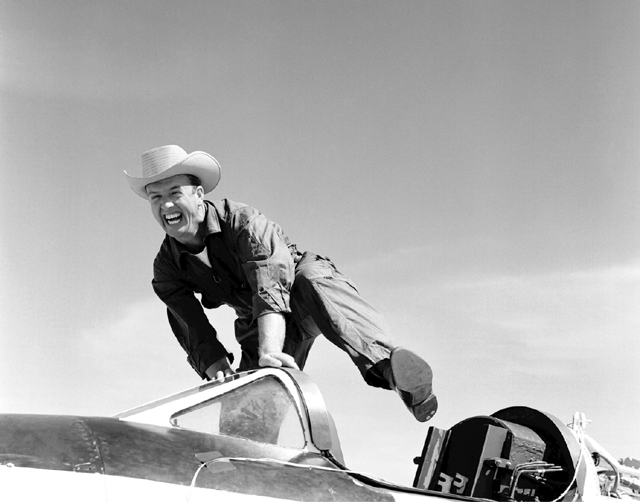 Space History Photo: Pilot Joe Walker and the X-1A